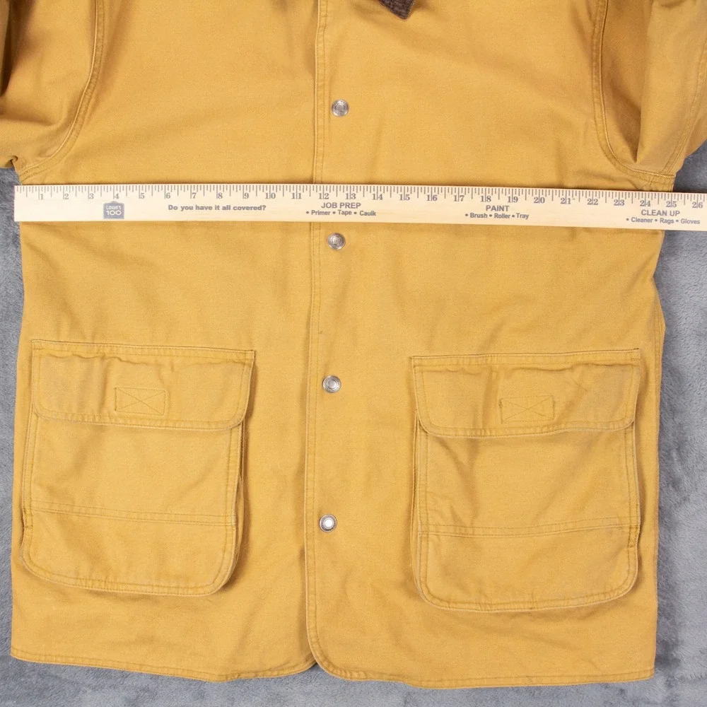 VTG Woolrich Mens L 16308 Saddle Barn Chore Jacket Removable Blanket‎ Lined Tan - Picture 14 of 16